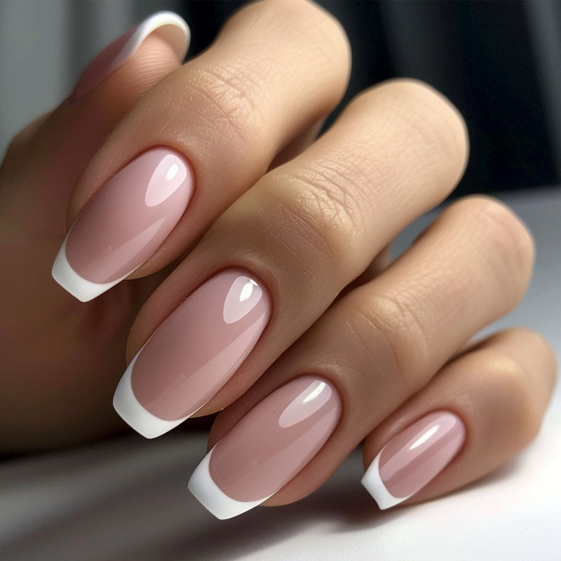 Nail art - french manicure